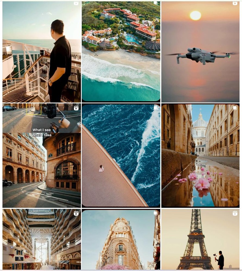 TikTok网红推荐：法国相机拍摄类头部博主频道内容