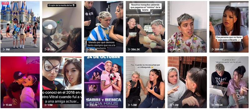 阿根廷230万粉丝情景类短视频博主频道