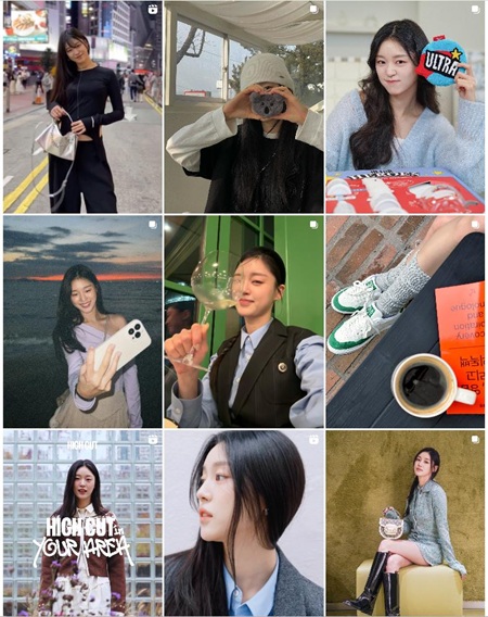 Instagram网红达人：韩国日常生活分享时尚穿搭KOL博主频道内容