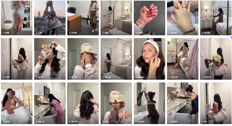 TikTok网红推荐：美国生活服饰类短视频推广海外博主频道内容