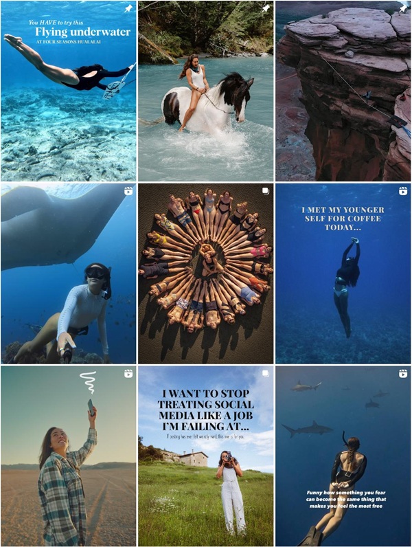 Instagram网红营销:美国旅游摄影类百万粉丝博主频道内容