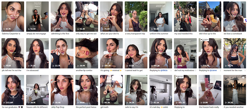 加拿大tiktok生活类网红带货博主频道