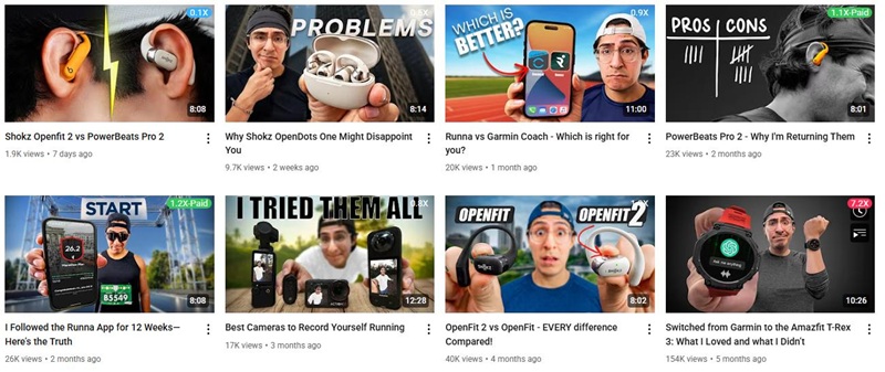 YouTube网红推荐:美国科技测评微型KOL博主频道内容