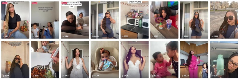 TikTok达人推广:美国母婴家庭类尾部kol博主频道内容