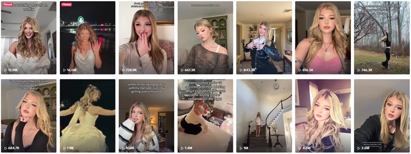 TikTok网红推广:美国日常生活分享颜值带货达人频道内容