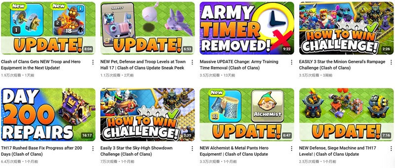 YouTube网红推广:美国资深垂类游戏宣传博主频道内容