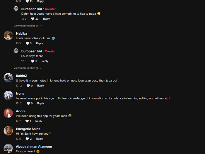 合作红人评论区